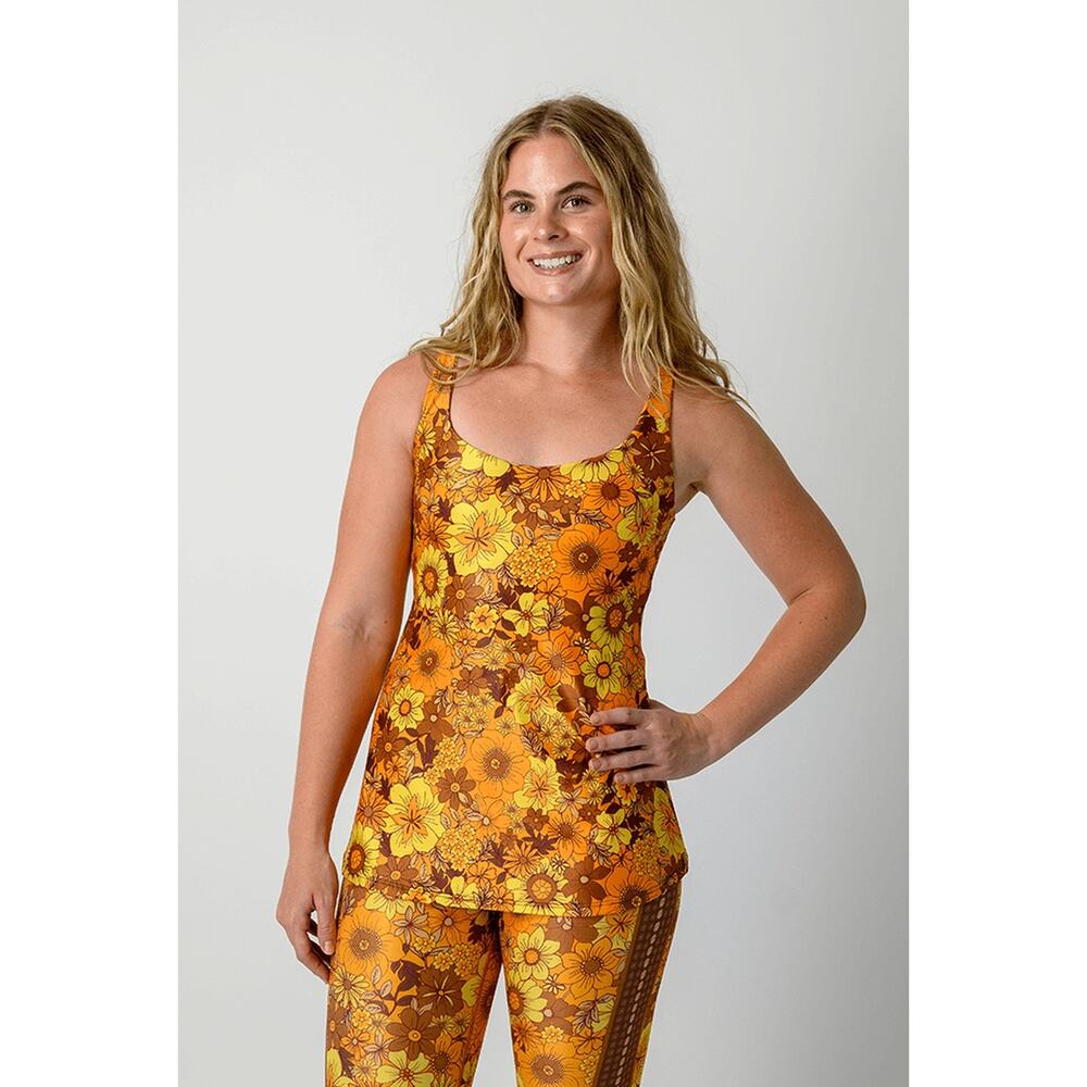 Yoga Democracy, Limitless Tank, Flower Power, NWT, XS and S - Picture 4 of 4